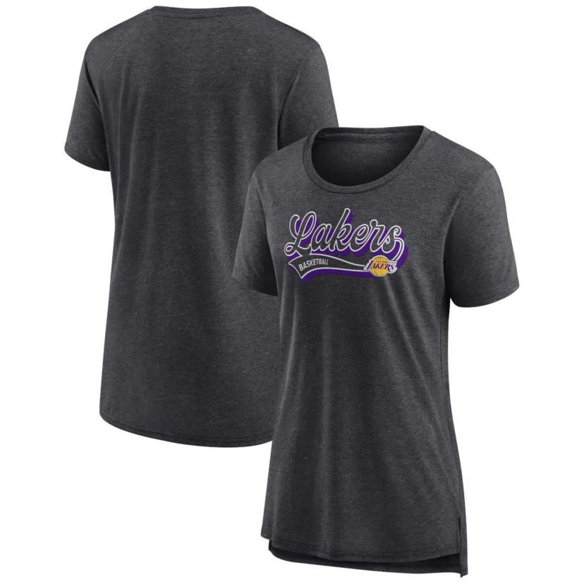 NBA Fanatics Los Angeles Lakers League Leader Tri-Blend T-Shirt