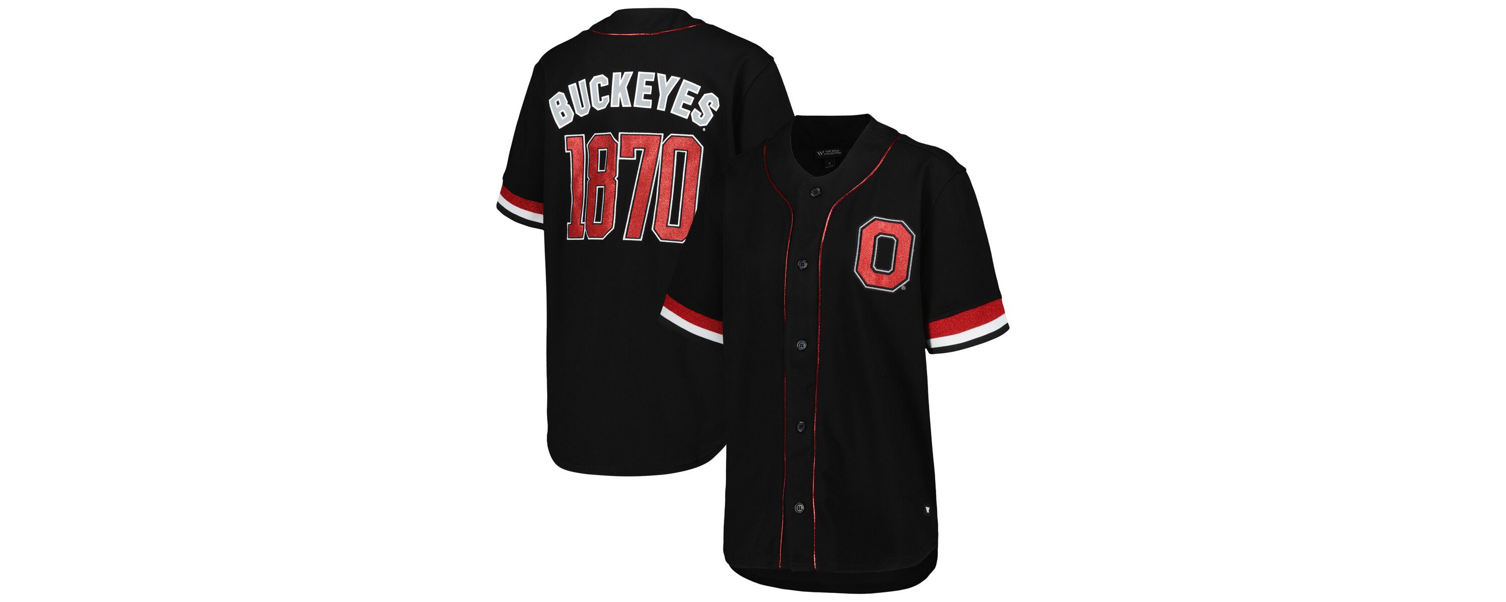 NCAA Ohio State Buckeyes Button-Up Baseball Shirt