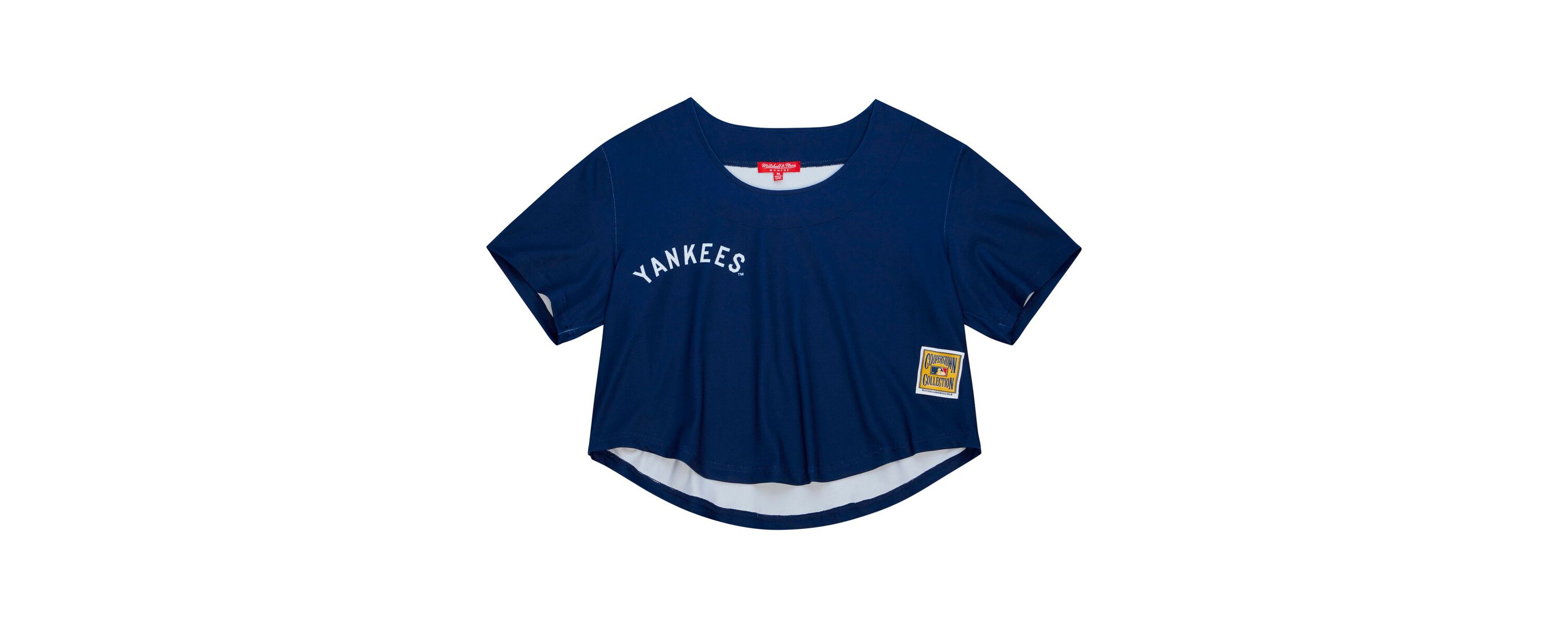 MLB New York Yankees Cooperstown Collection Crop T-Shirt