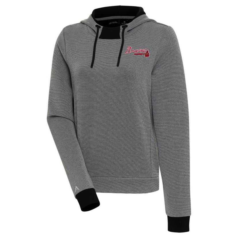 MLB Atlanta Braves Axe Bunker Tri-Blend Pullover Hoodie
