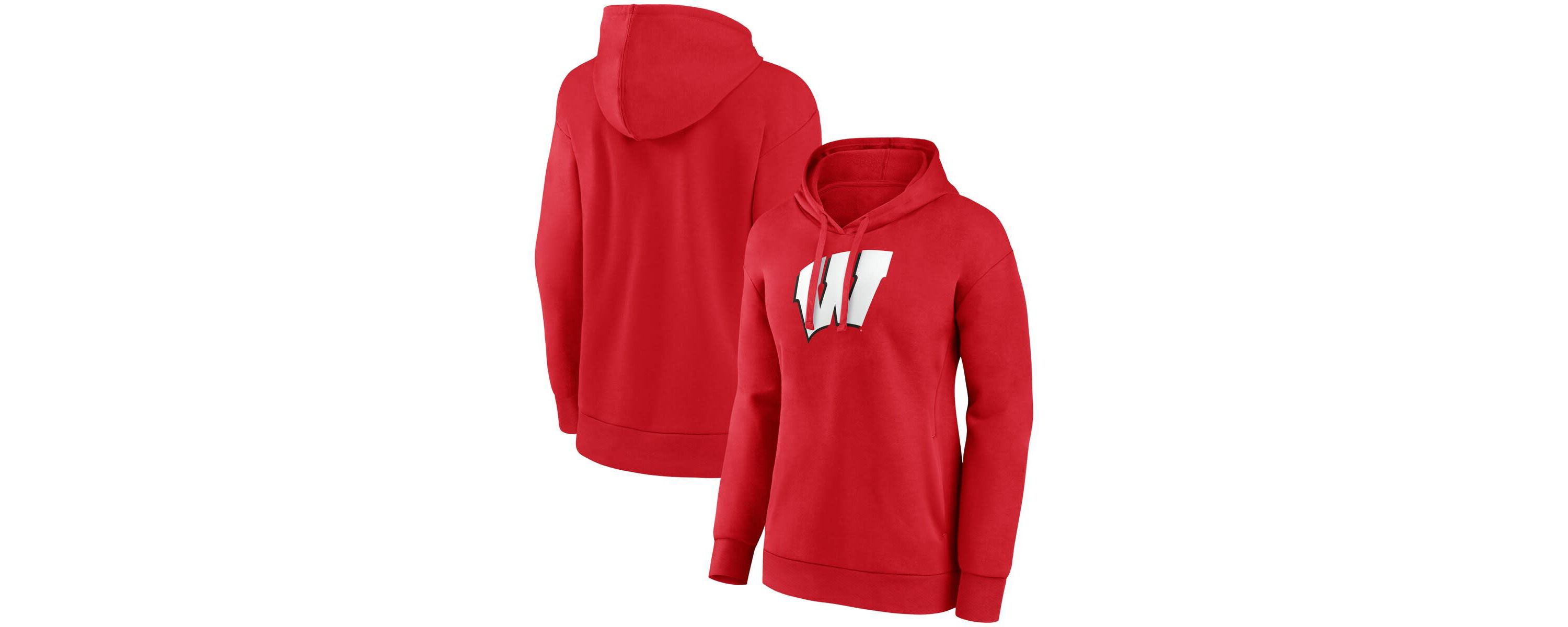 NCAA Fanatics Wisconsin Badgers Pullover Hoodie