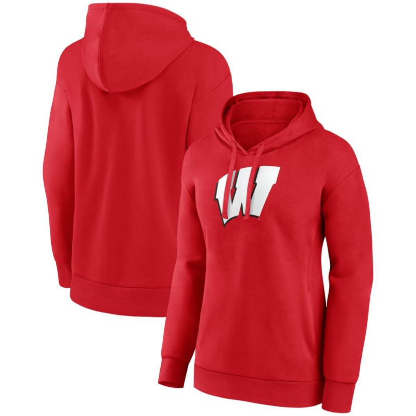 NCAA Fanatics Wisconsin Badgers Pullover Hoodie