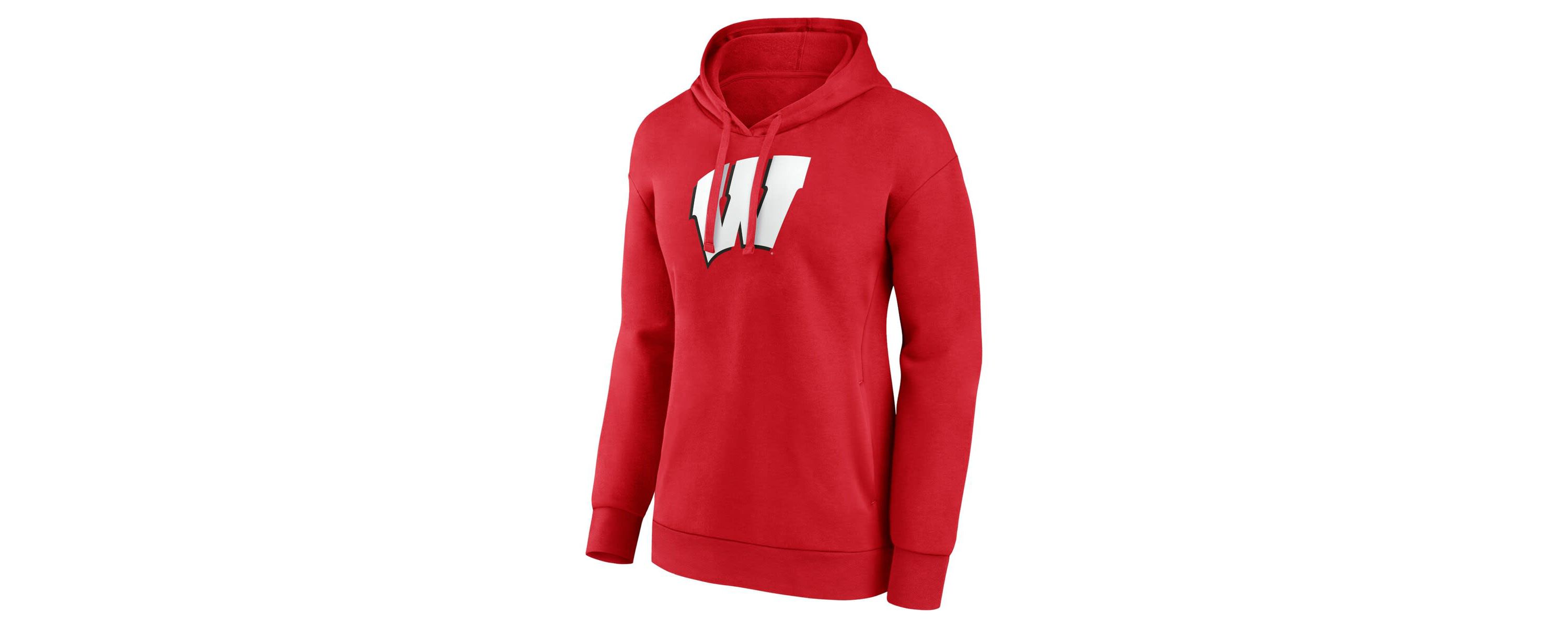 NCAA Fanatics Wisconsin Badgers Pullover Hoodie