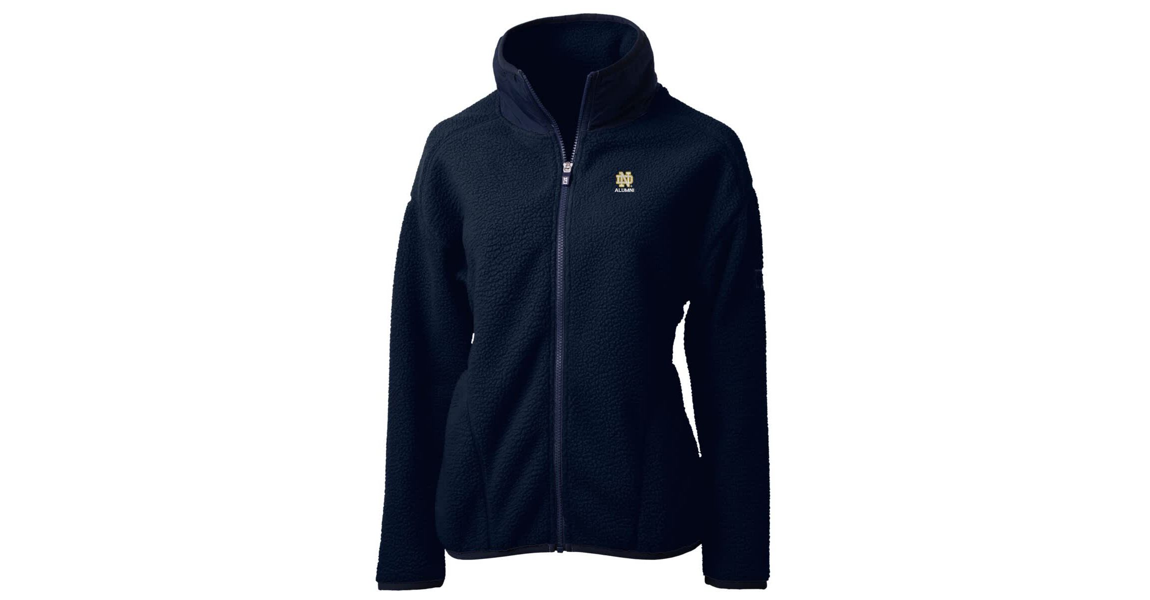 NCAA Notre Dame Fighting Irish Alumni Cascade Eco Sherpa Full-Zip Fleece Jacket