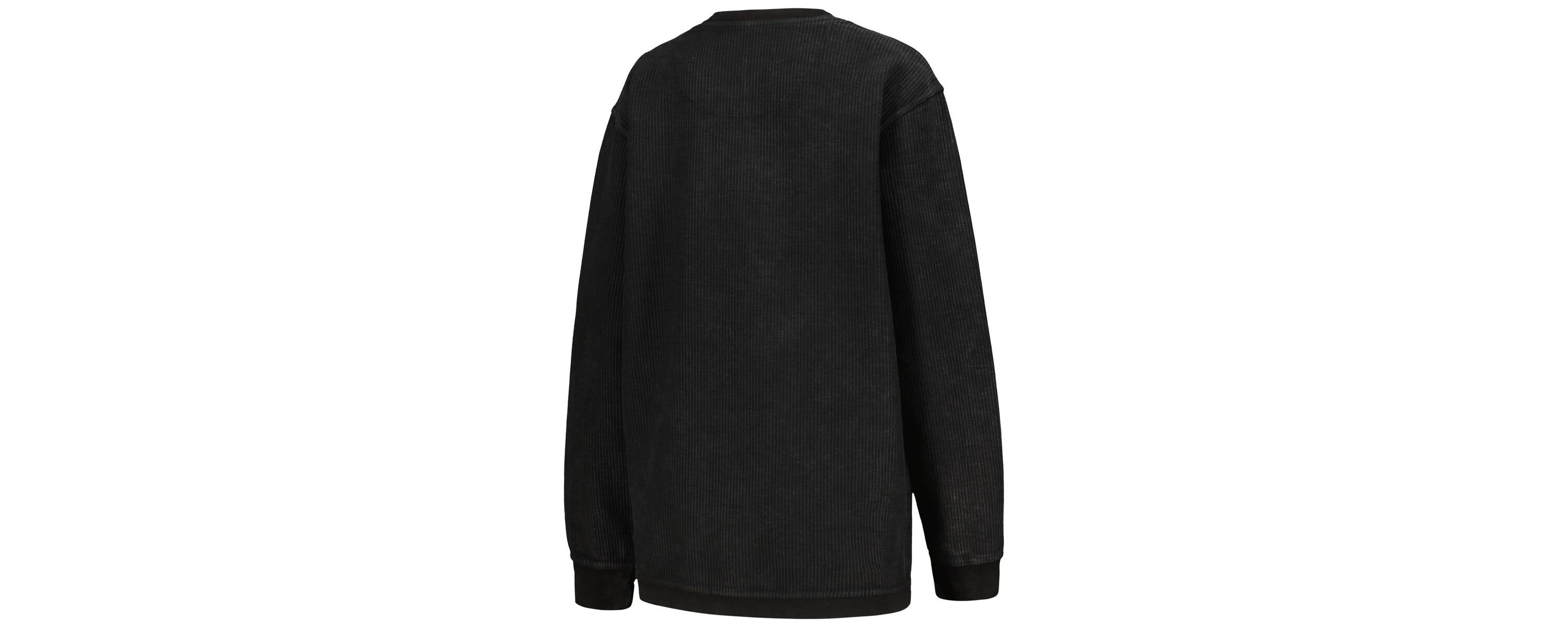 NCAA Ohio State Buckeyes Comfy Corded Vintage Wash Basic Arch Pullover Sweatshirt