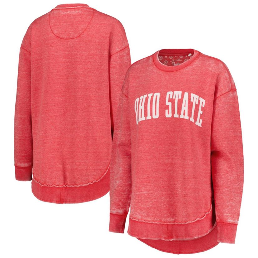 NCAA Ohio State Buckeyes Vintage Wash Pullover Sweatshirt