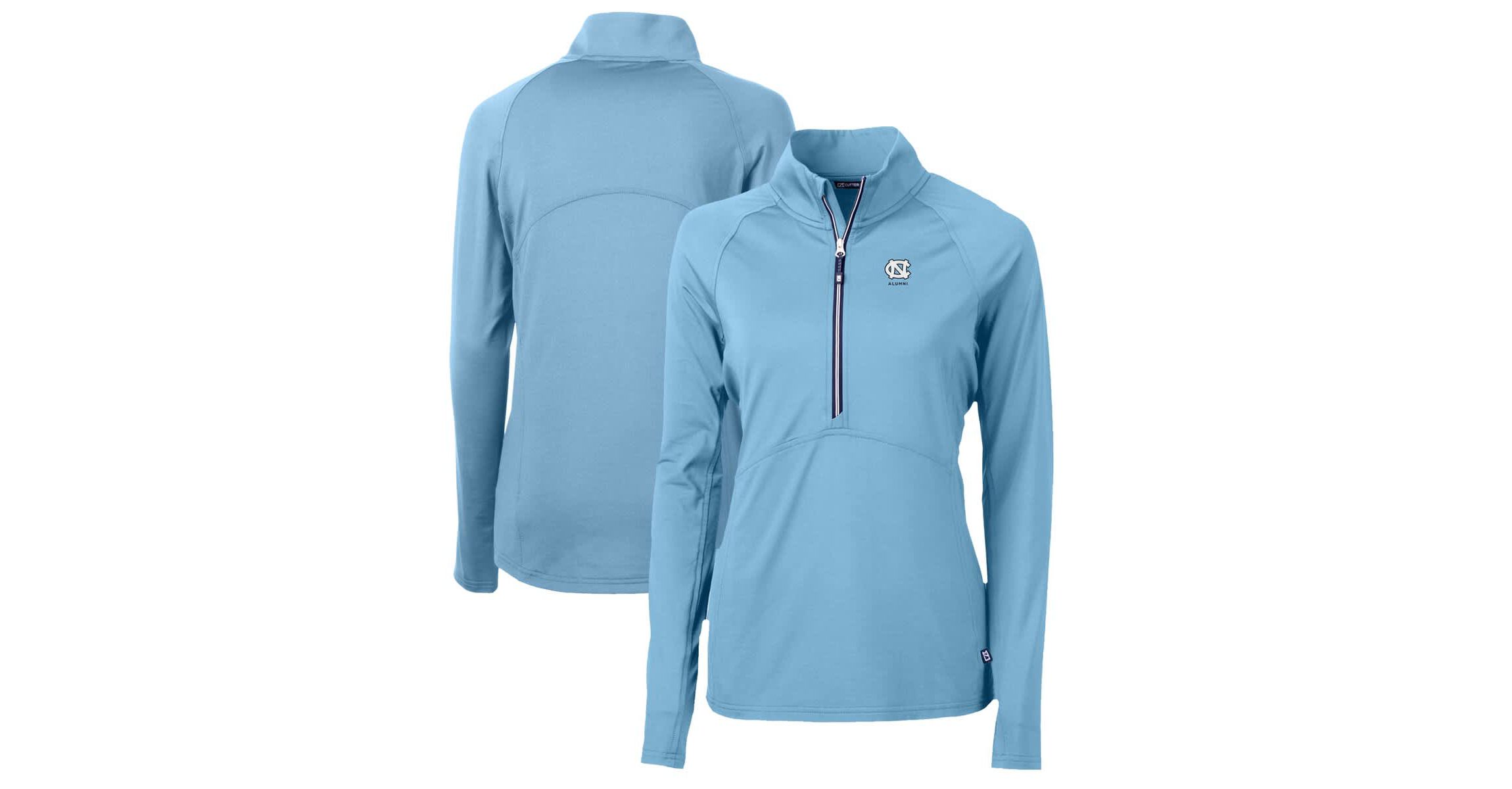 NCAA Carolina North Carolina Tar Heels Alumni Adapt Eco Knit Stretch Recycled Half-Zip Pullover Top