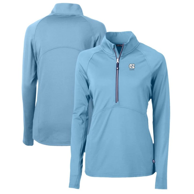 NCAA Carolina North Carolina Tar Heels Alumni Adapt Eco Knit Stretch Recycled Half-Zip Pullover Top