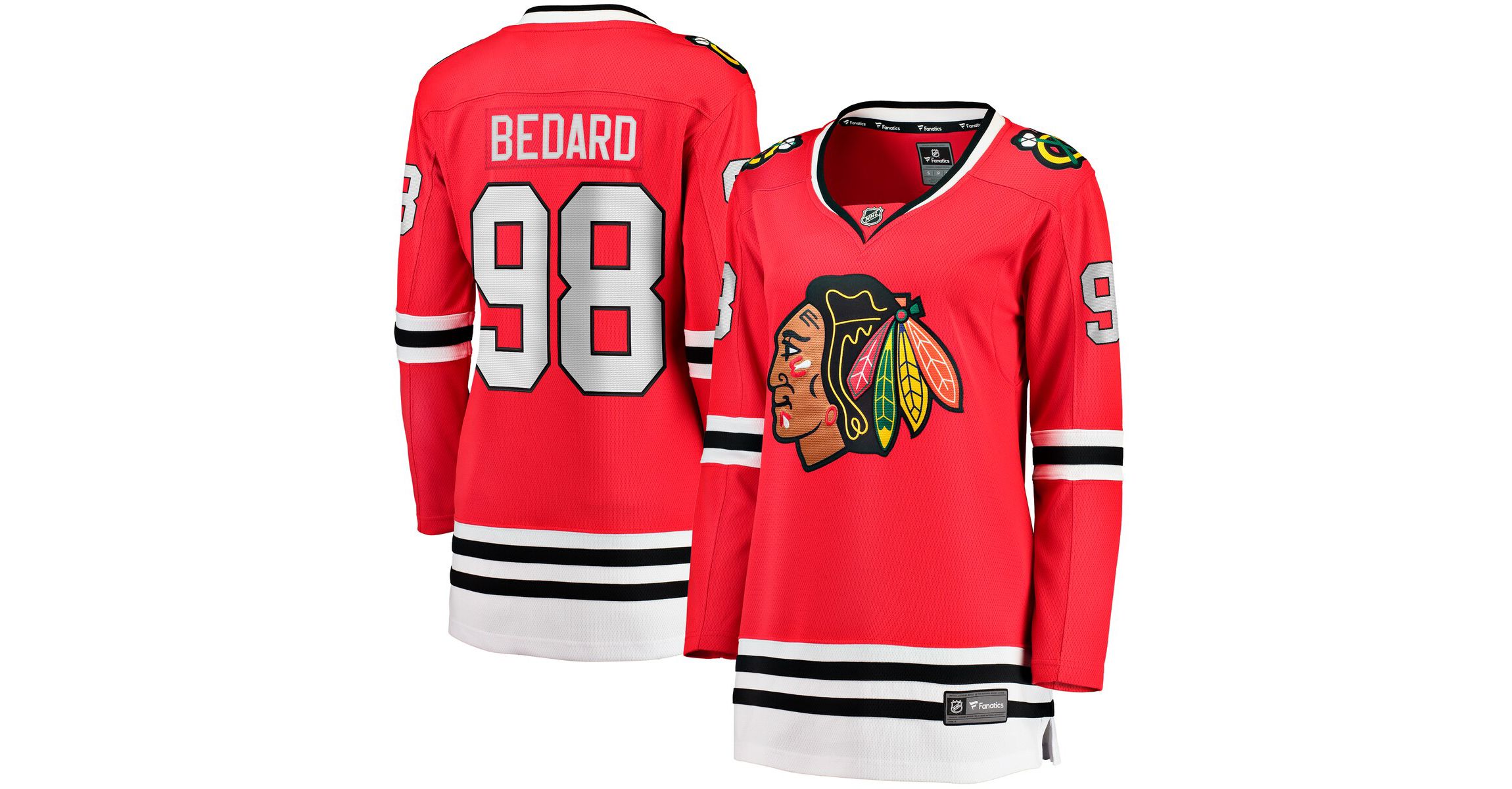 NHL Fanatics Connor Bedard Chicago Blackhawks Home Breakaway Player Jersey