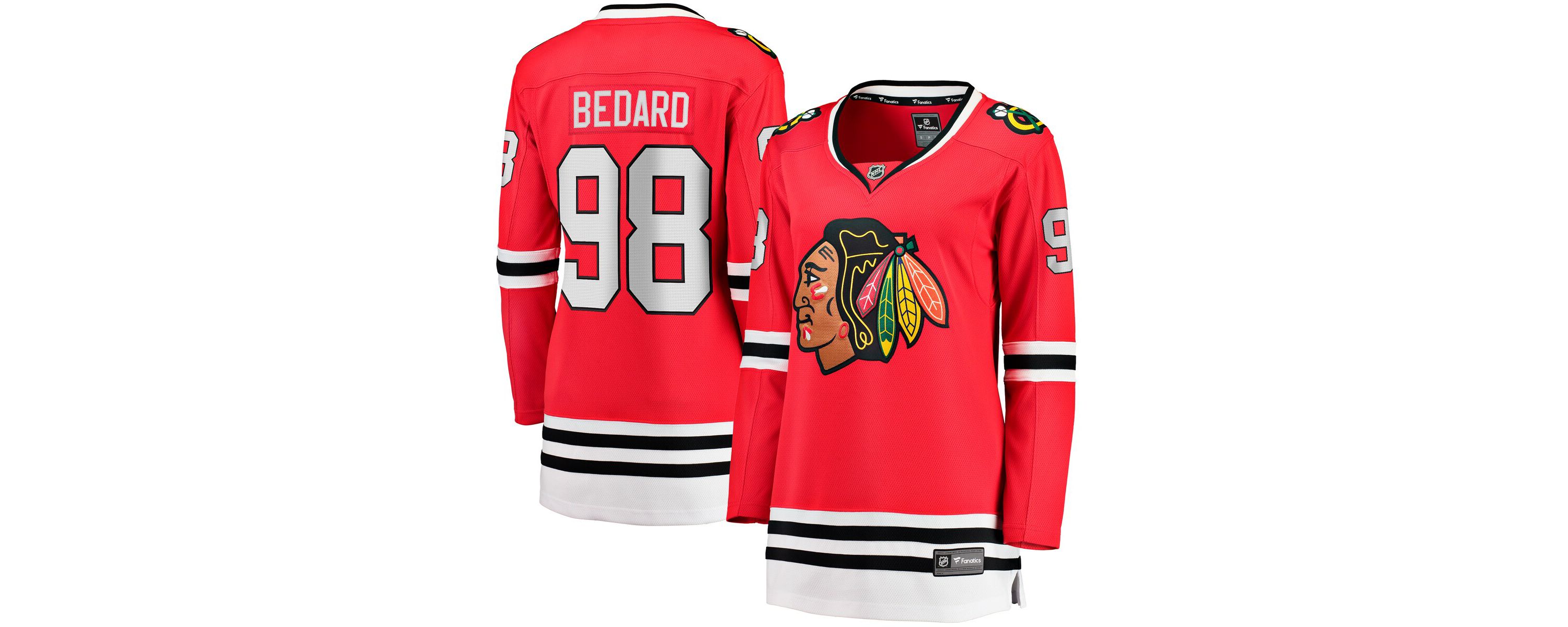 NHL Fanatics Connor Bedard Chicago Blackhawks Home Breakaway Player Jersey