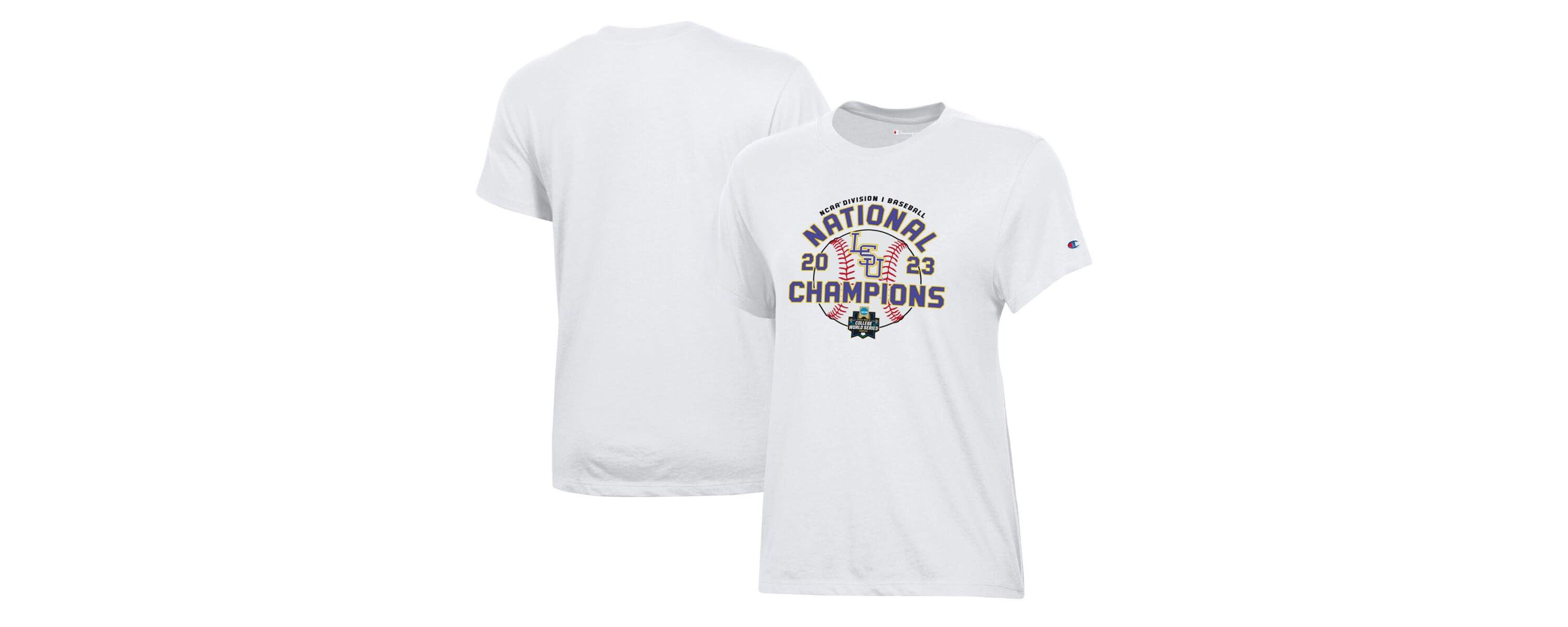 NCAA LSU Tigers 2023 NCAA Baseball NCAA World Series s Locker Room T-Shirt