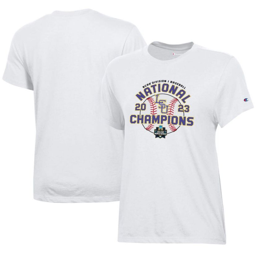 NCAA LSU Tigers 2023 NCAA Baseball NCAA World Series s Locker Room T-Shirt