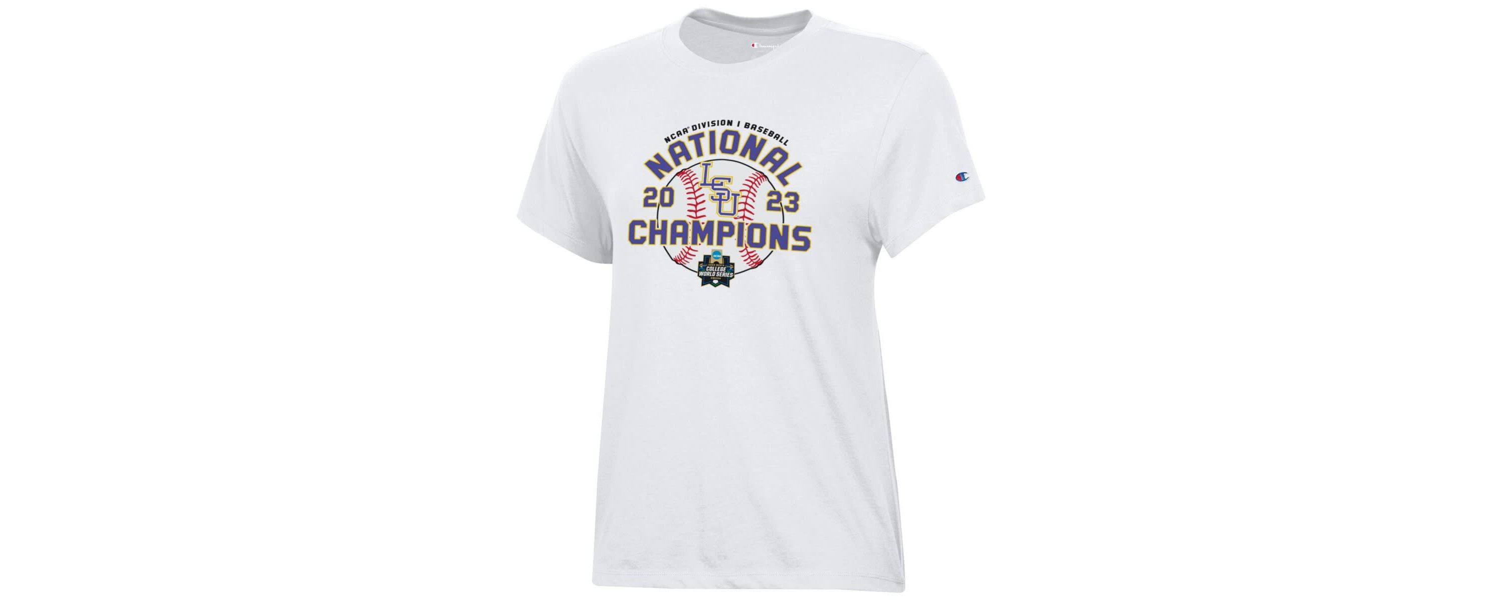 NCAA LSU Tigers 2023 NCAA Baseball NCAA World Series s Locker Room T-Shirt