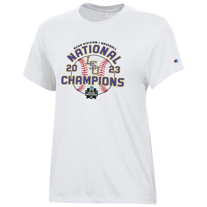 NCAA LSU Tigers 2023 NCAA Baseball NCAA World Series s Locker Room T-Shirt