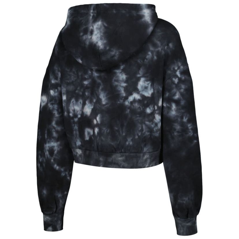 NBA Chicago Bulls Tie-Dye Cropped Pullover Hoodie