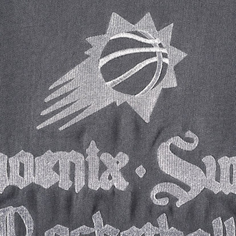 NBA Phoenix Suns Embroidered Fleece Raglan Short Sleeve Pullover Sweatshirt