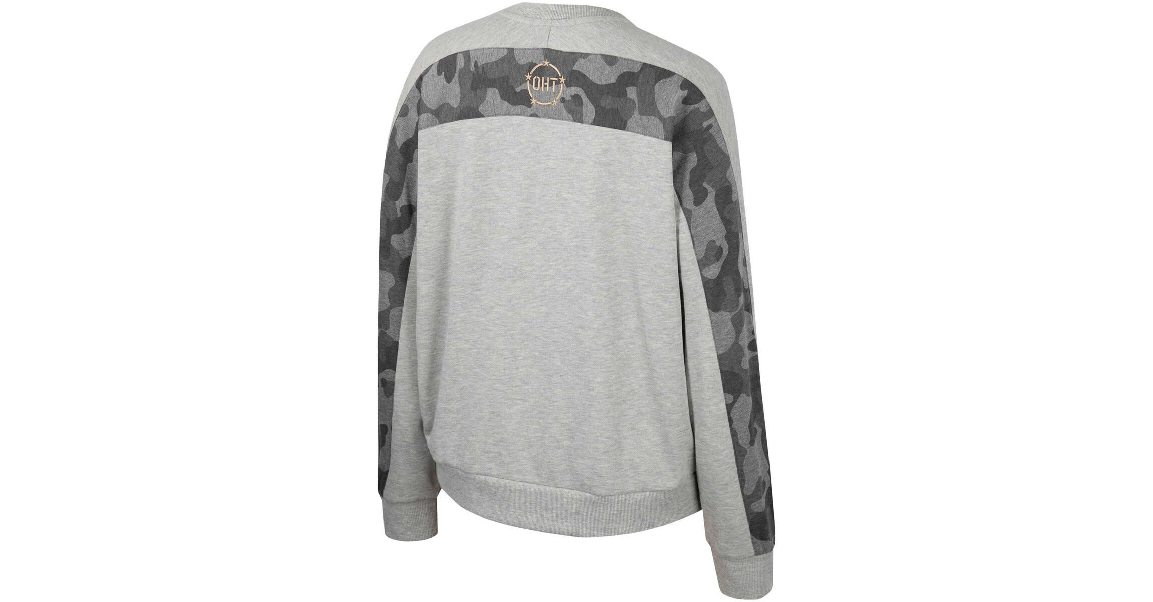 Alabama Crimson Tide NCAA Alabama Tide OHT Military Appreciation Flag Rank Dolman Pullover Sweatshirt