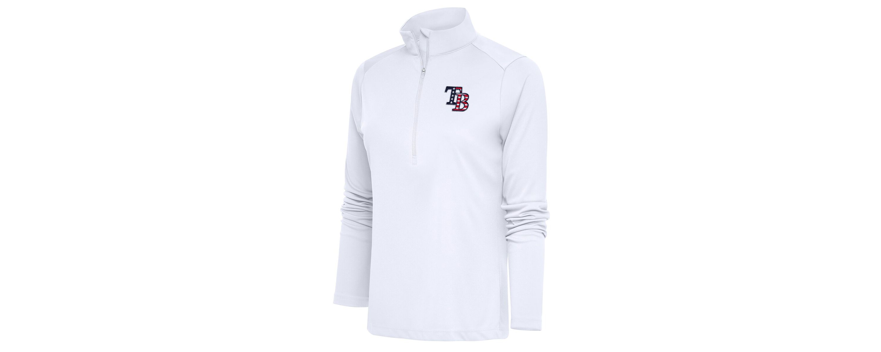 MLB Tampa Bay Rays Patriotic Tribute Half-Zip Pullover Top