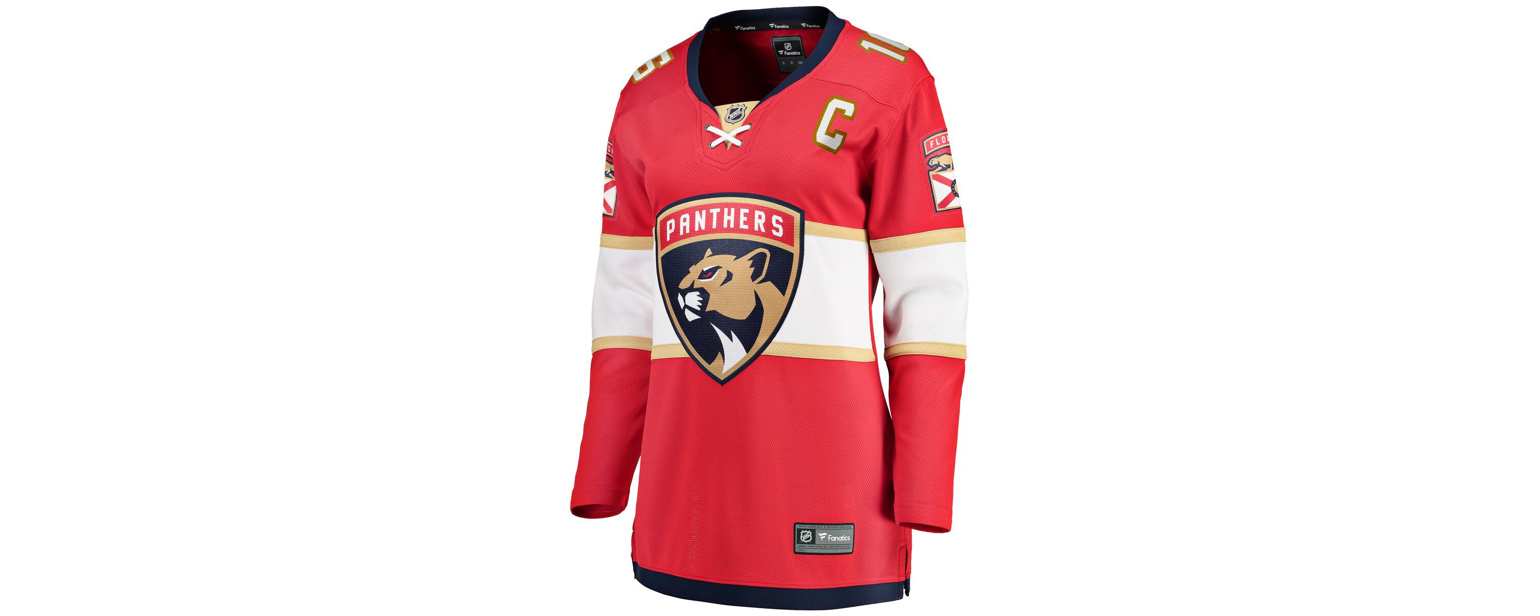 NHL Fanatics Aleksander Barkov Florida Panthers Captain Patch Home Breakaway Player Jersey