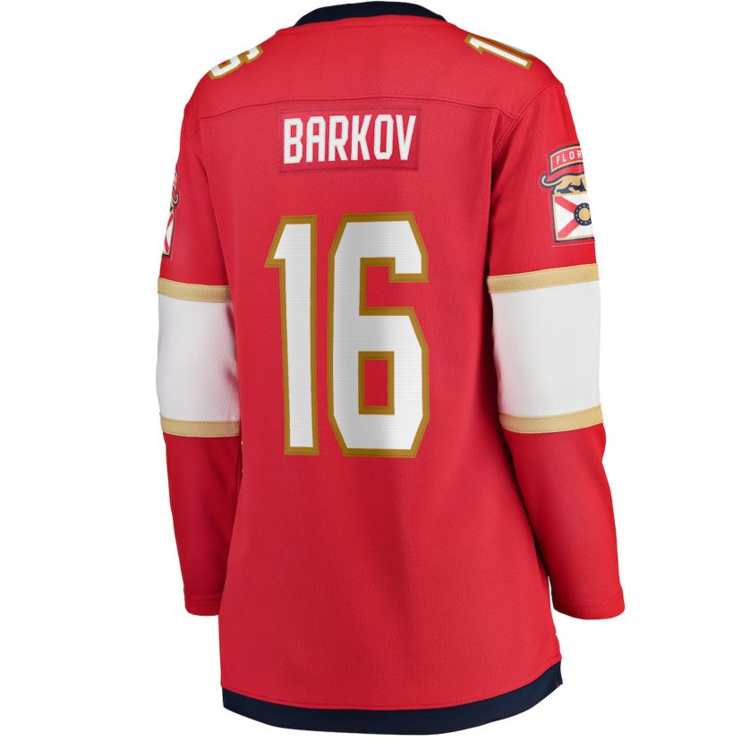 NHL Fanatics Aleksander Barkov Florida Panthers Captain Patch Home Breakaway Player Jersey