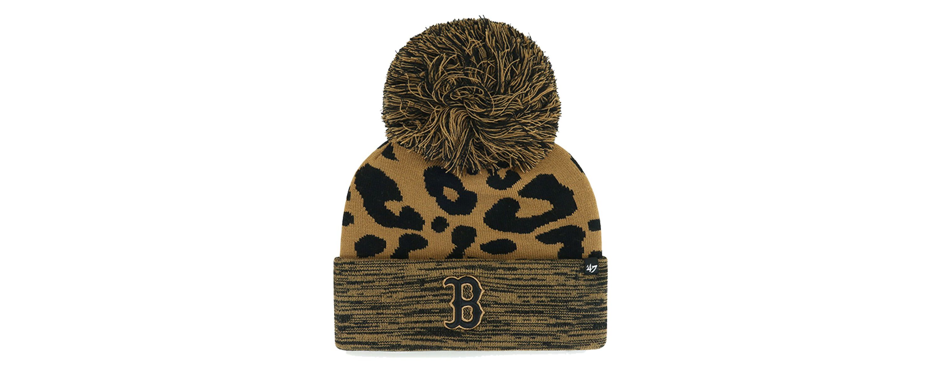 Boston Red Sox MLB Boston Sox Rosette Cuffed Knit Hat with Pom
