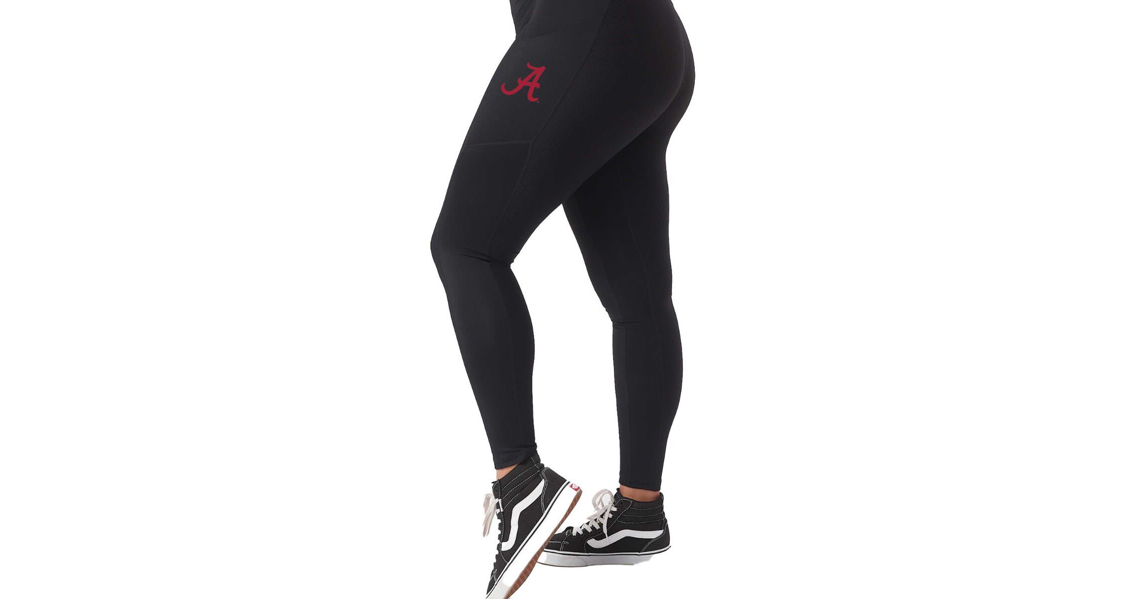 Alabama Crimson Tide NCAA Alabama Tide 7/8 Mixed Media Pocket iLeggings