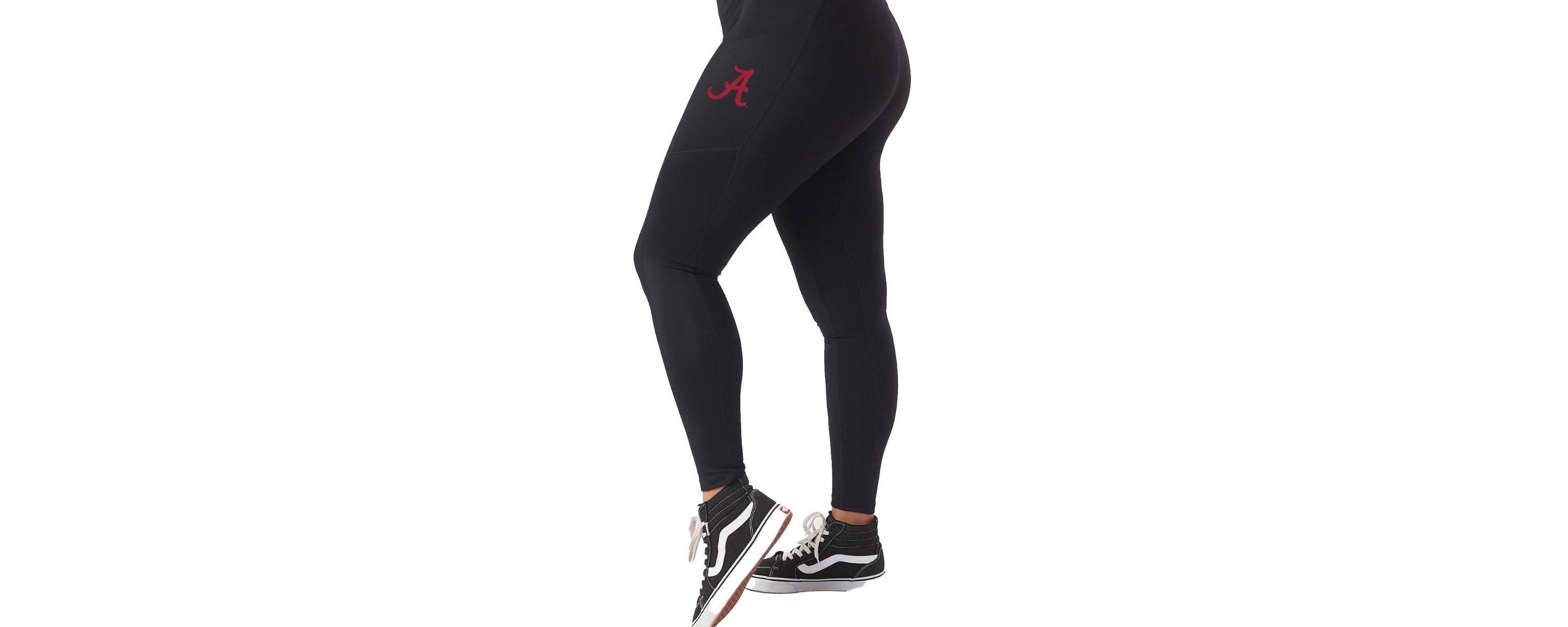 Alabama Crimson Tide NCAA Alabama Tide 7/8 Mixed Media Pocket iLeggings