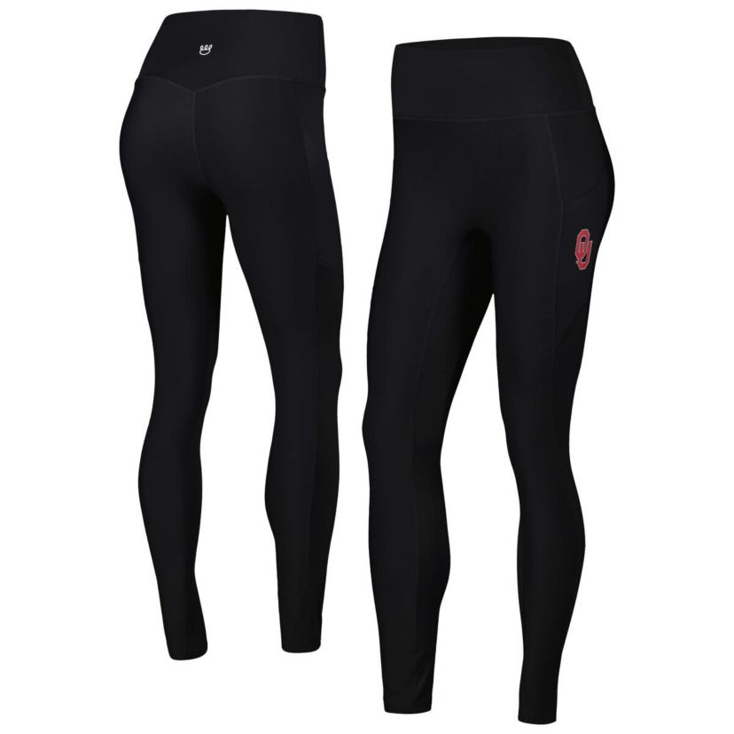 NCAA Oklahoma Sooners 7/8 Mixed Media Pocket iLeggings