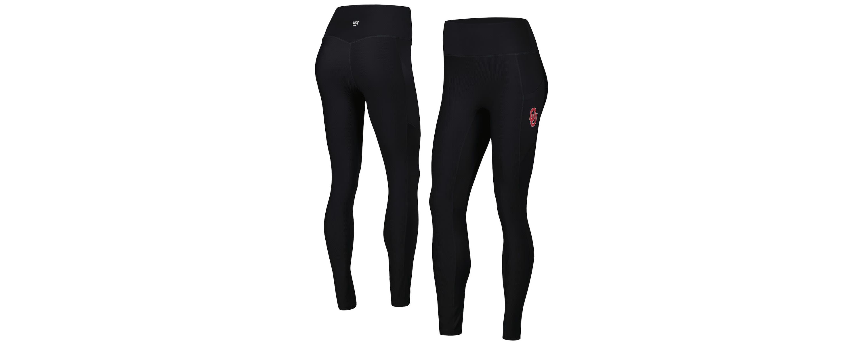 NCAA Oklahoma Sooners 7/8 Mixed Media Pocket iLeggings