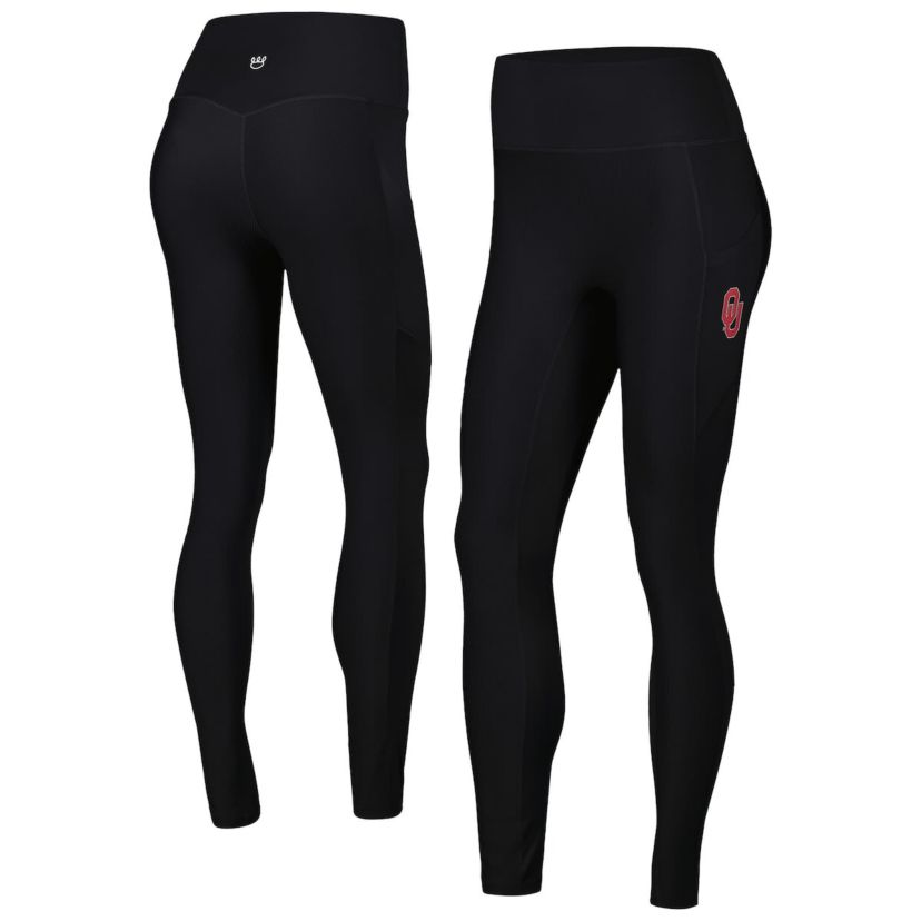 NCAA Oklahoma Sooners 7/8 Mixed Media Pocket iLeggings