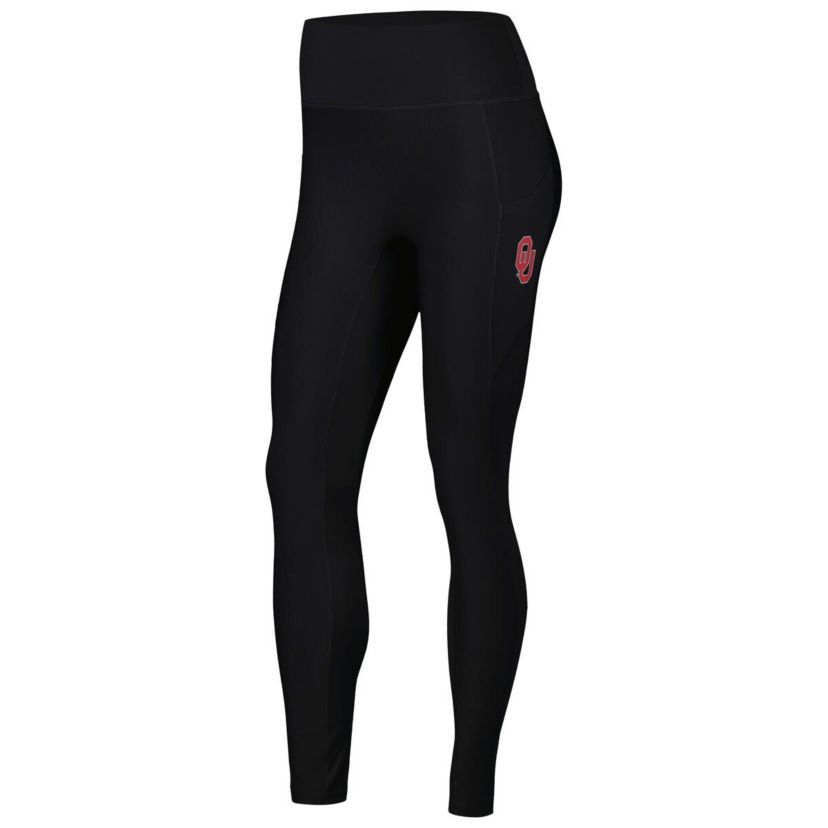 NCAA Oklahoma Sooners 7/8 Mixed Media Pocket iLeggings