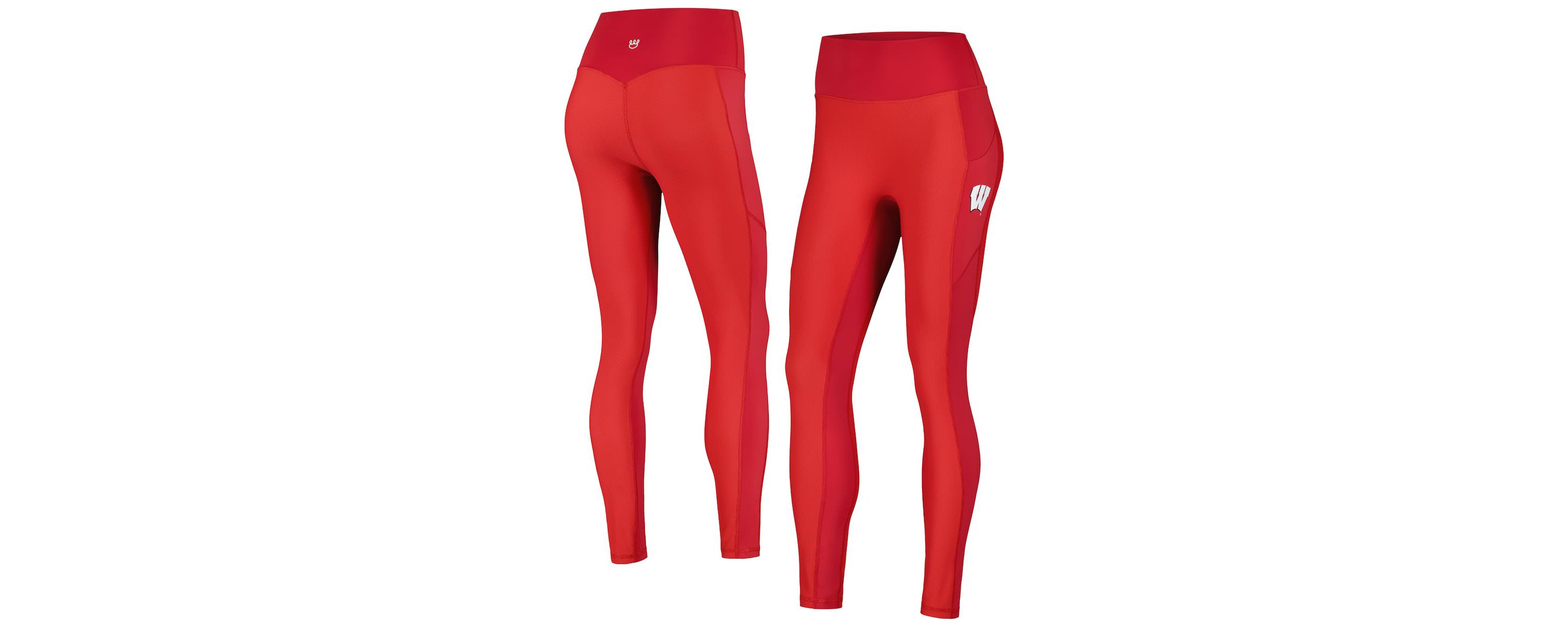 NCAA Wisconsin Badgers 7/8 Mixed Media Pocket iLeggings