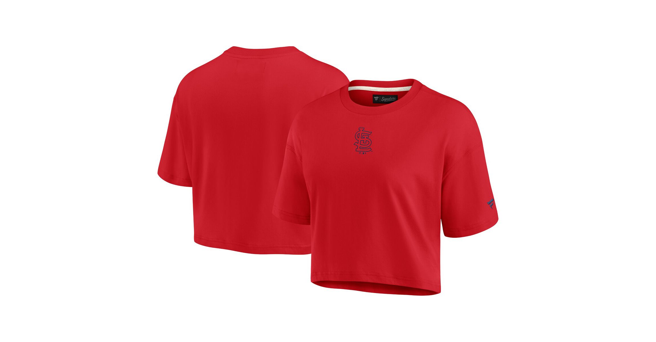 MLB Fanatics St. Louis Cardinals Elements Super Soft Boxy Cropped T-Shirt