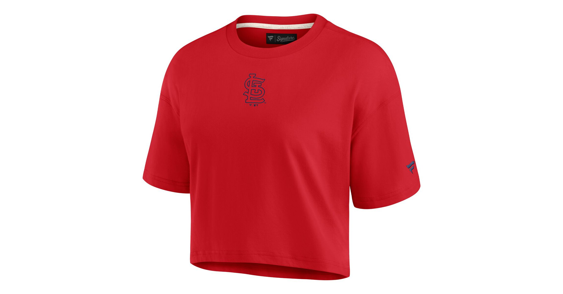 MLB Fanatics St. Louis Cardinals Elements Super Soft Boxy Cropped T-Shirt