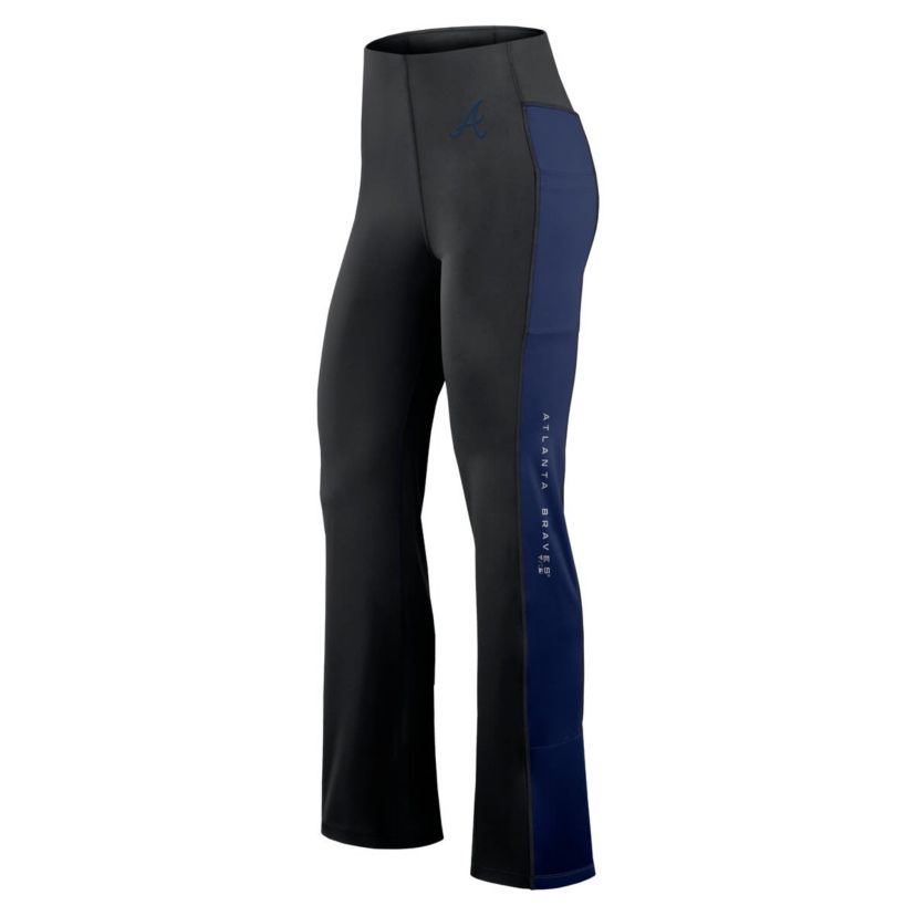 MLB Fanatics Atlanta Braves Studio Fitted Flared Leggings