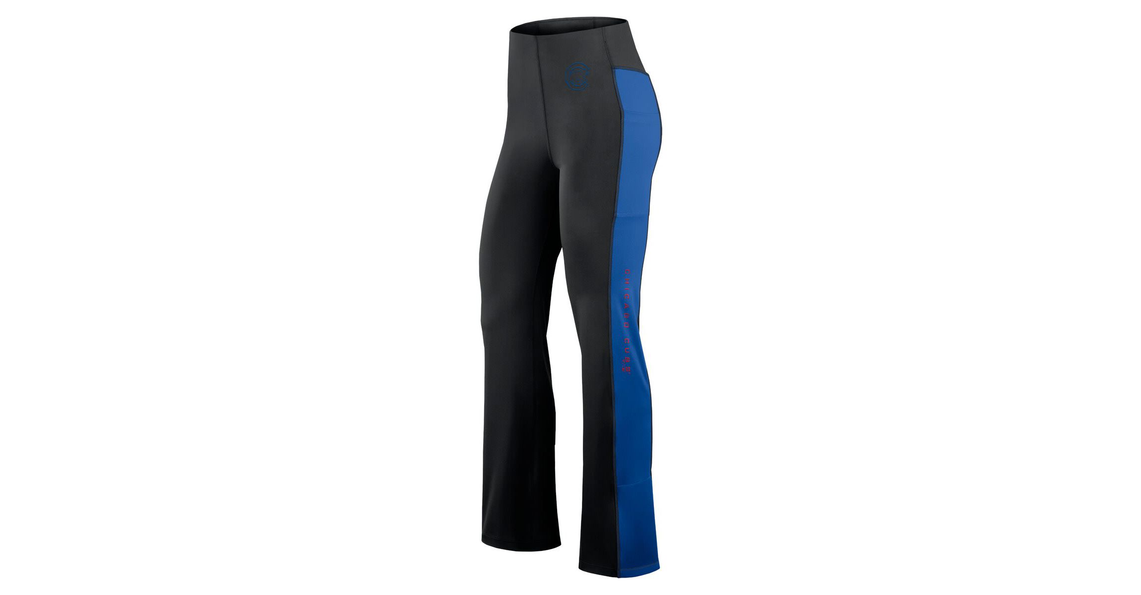 MLB Fanatics Chicago Cubs Studio Fitted Flared Leggings