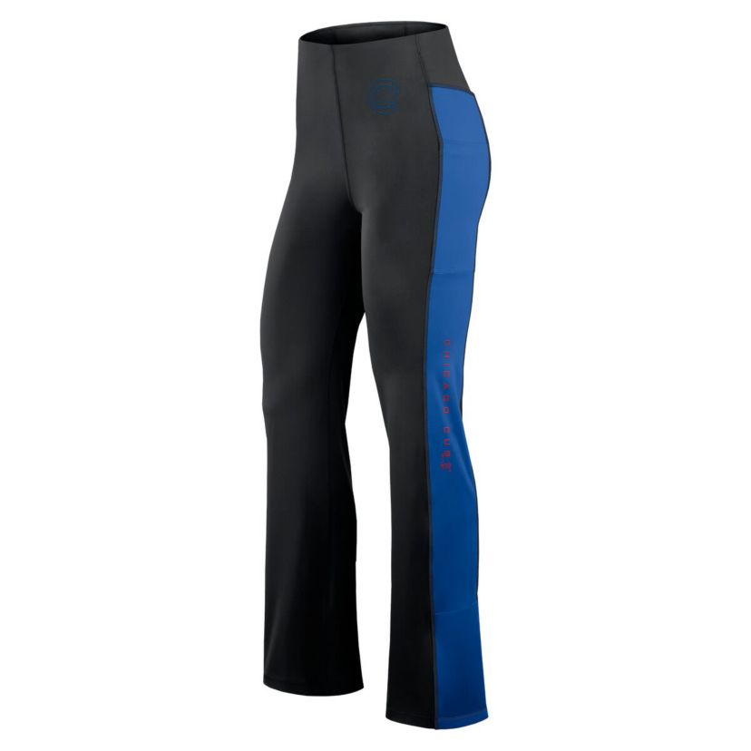 MLB Fanatics Chicago Cubs Studio Fitted Flared Leggings