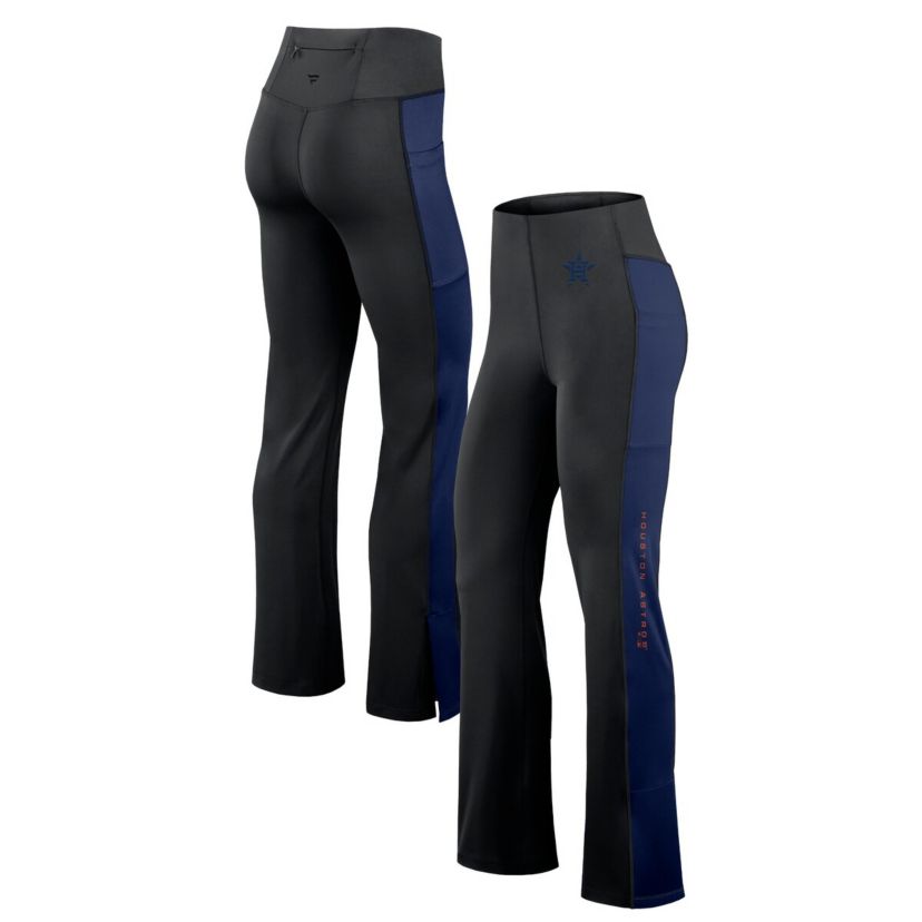 MLB Fanatics Houston Astros Studio Fitted Flared Leggings