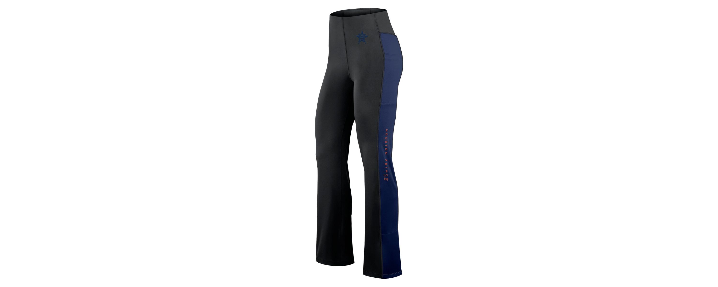 MLB Fanatics Houston Astros Studio Fitted Flared Leggings