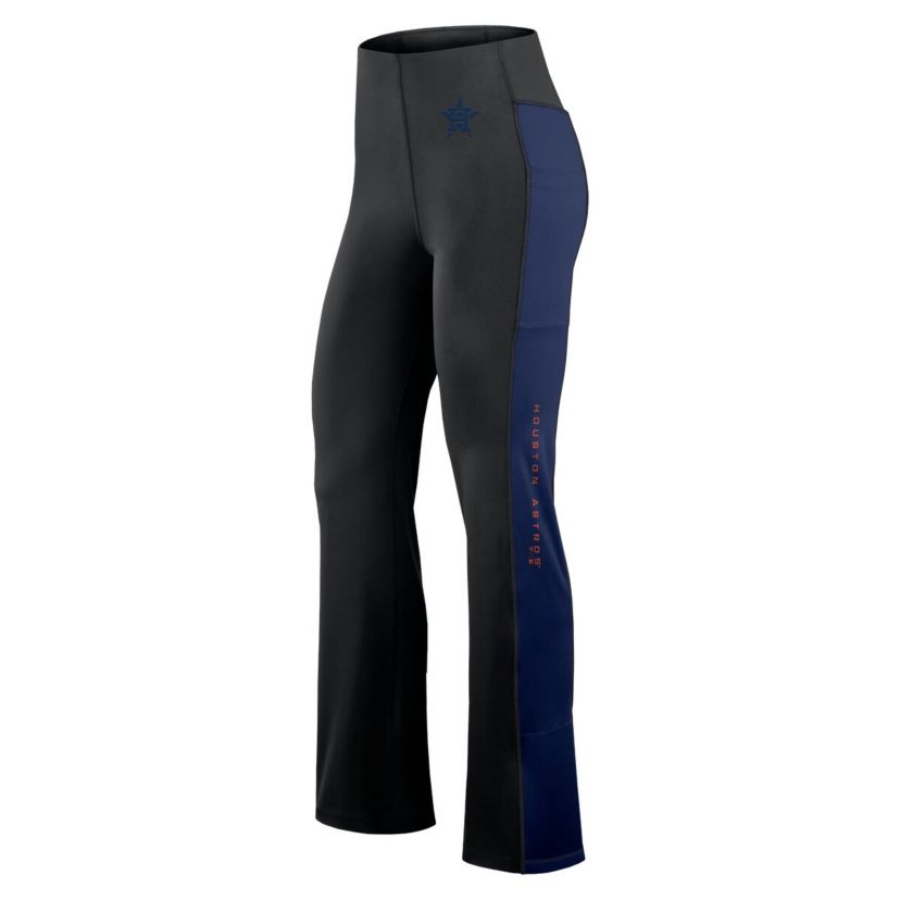 MLB Fanatics Houston Astros Studio Fitted Flared Leggings