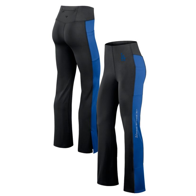 MLB Fanatics Los Angeles Dodgers Studio Fitted Flared Leggings