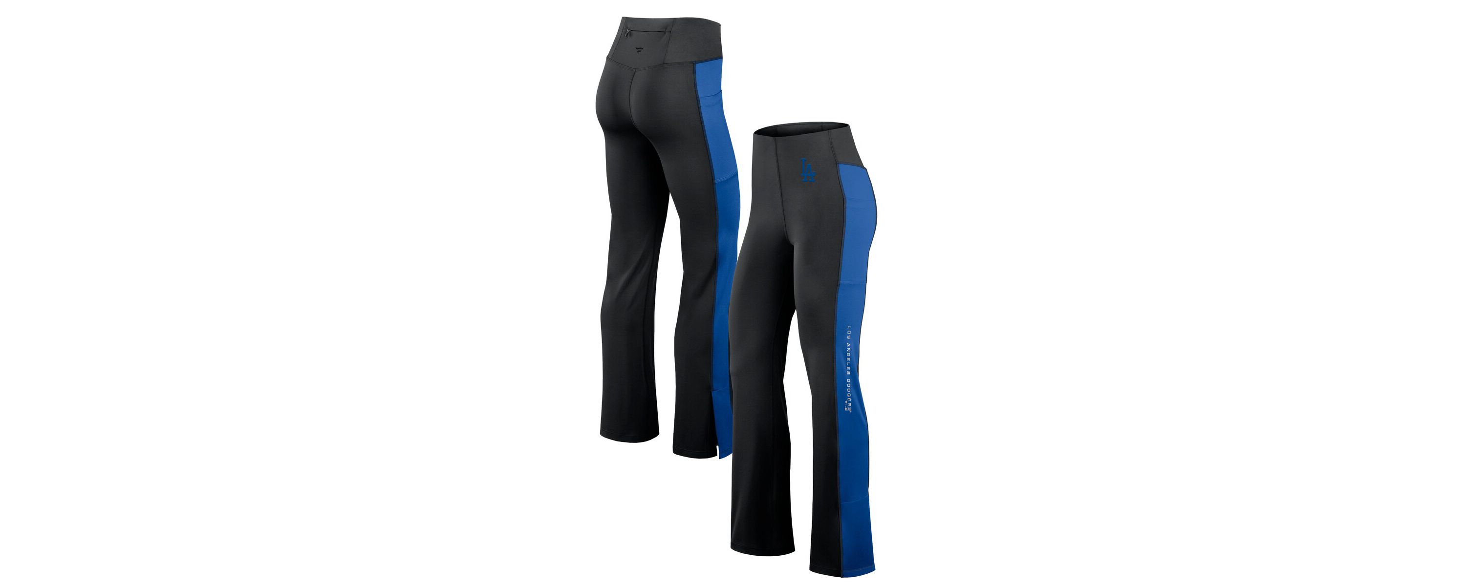 MLB Fanatics Los Angeles Dodgers Studio Fitted Flared Leggings