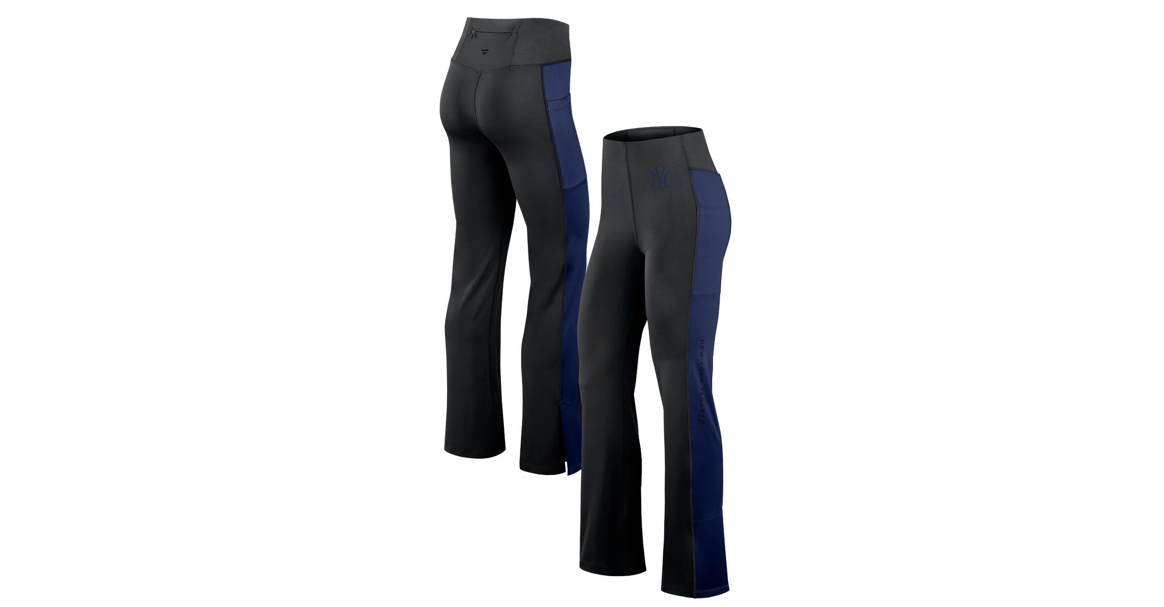 MLB Fanatics New York Yankees Studio Fitted Flared Leggings