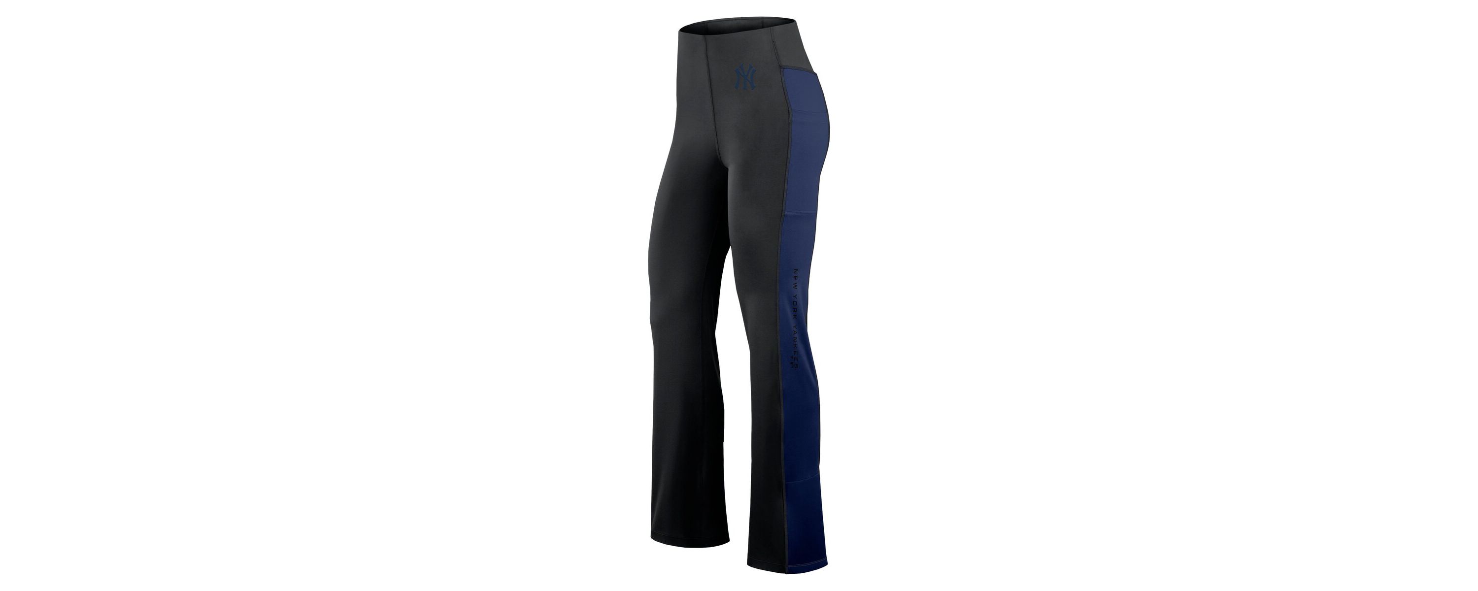 MLB Fanatics New York Yankees Studio Fitted Flared Leggings