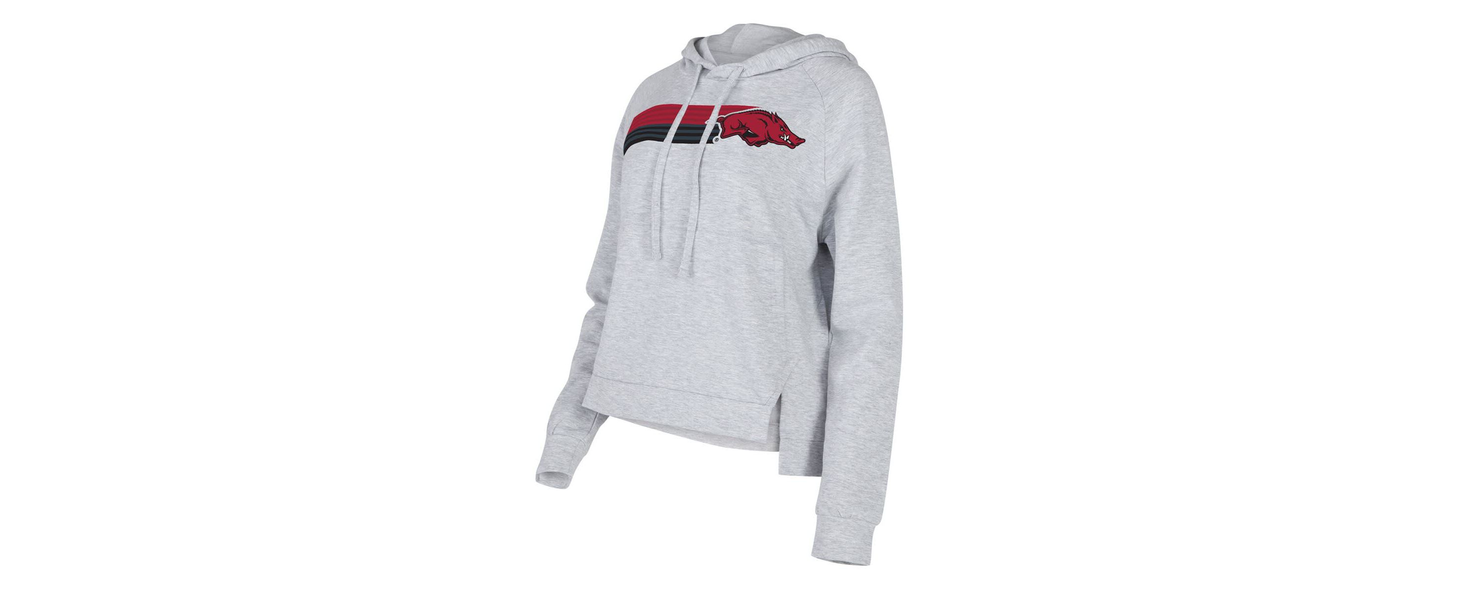 NCAA Arkansas Razorbacks Cedar Tri-Blend Raglan Pullover Hoodie