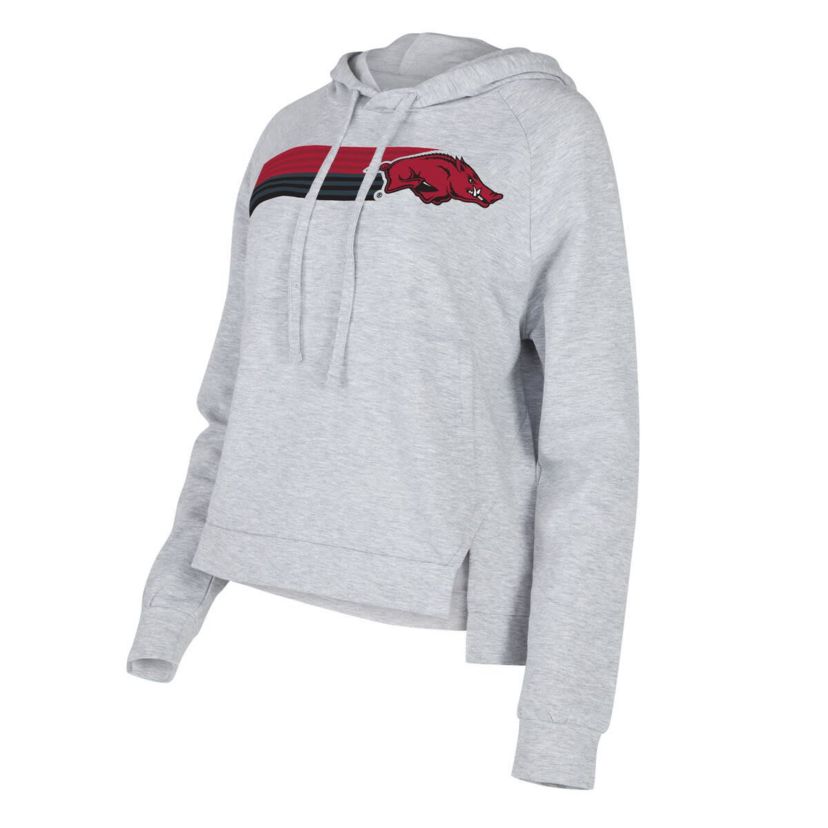 NCAA Arkansas Razorbacks Cedar Tri-Blend Raglan Pullover Hoodie