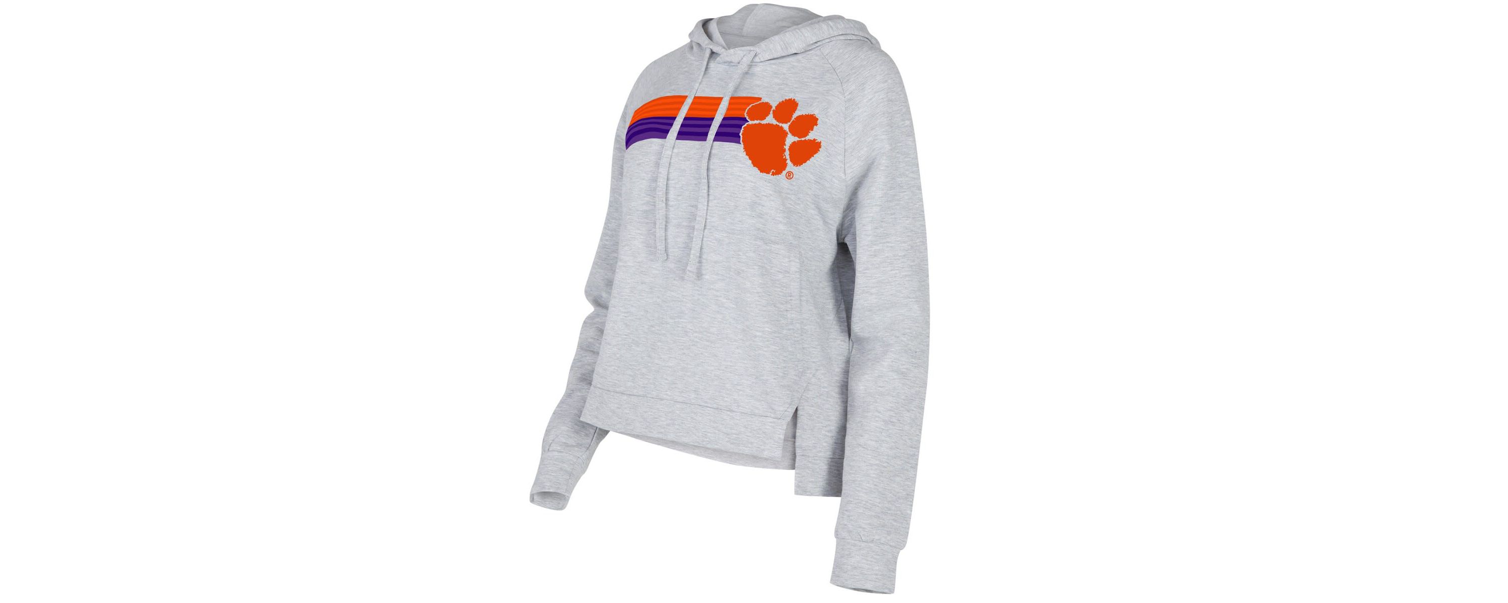 NCAA Clemson Tigers Cedar Tri-Blend Raglan Pullover Hoodie