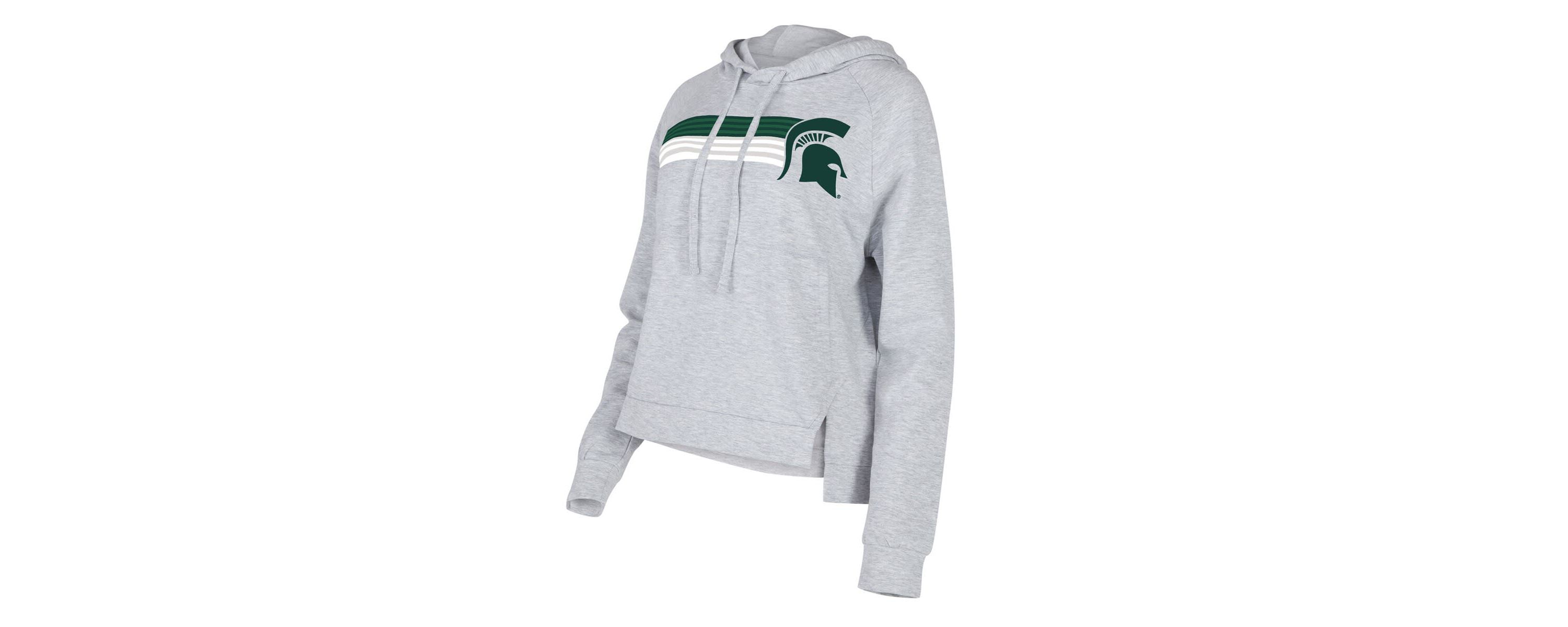 NCAA Michigan State Spartans Cedar Tri-Blend Raglan Pullover Hoodie