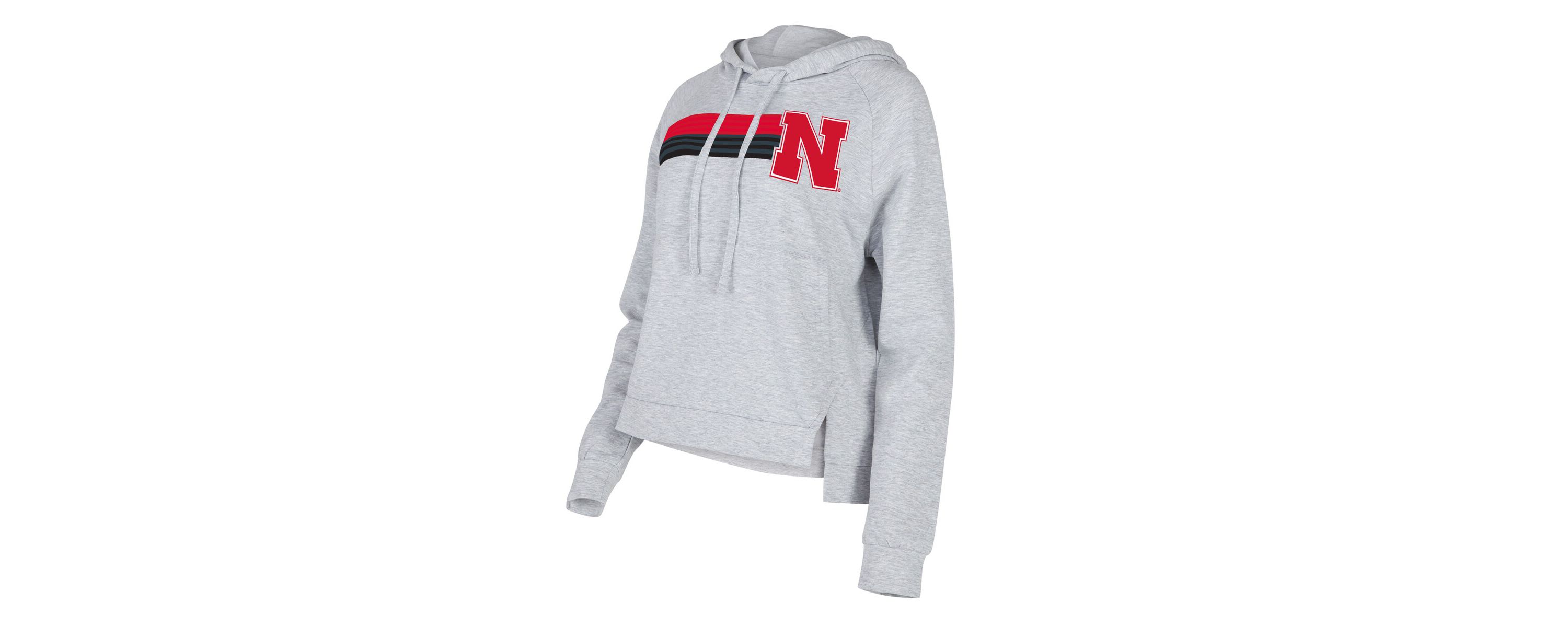 NCAA Nebraska Huskers Cedar Tri-Blend Raglan Pullover Hoodie