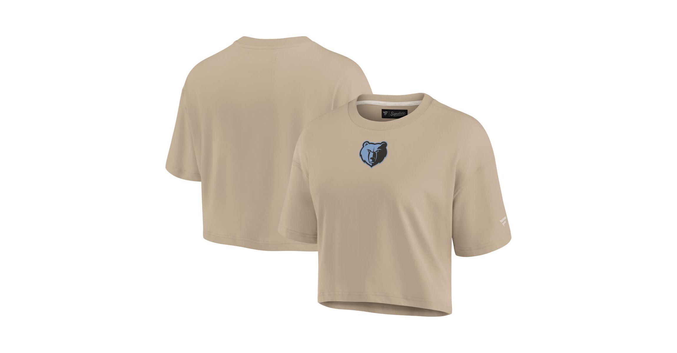 NBA Fanatics Memphis Grizzlies Elements Super Soft Boxy Cropped T-Shirt